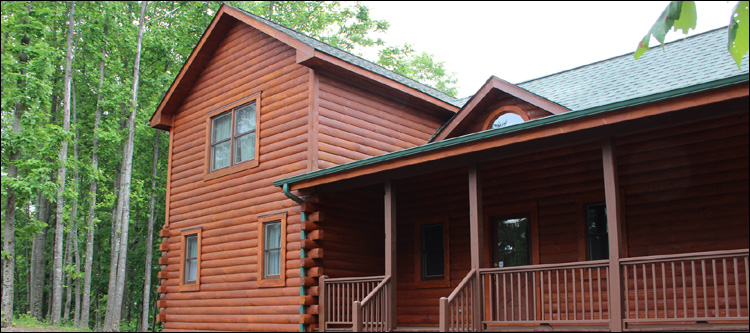 Log Home Staining in New Middletown, Ohio