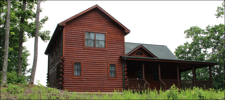 Professional Log Home Borate Application  Mahoning County, Ohio