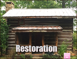 Historic Log Cabin Restoration  Mahoning County, Ohio